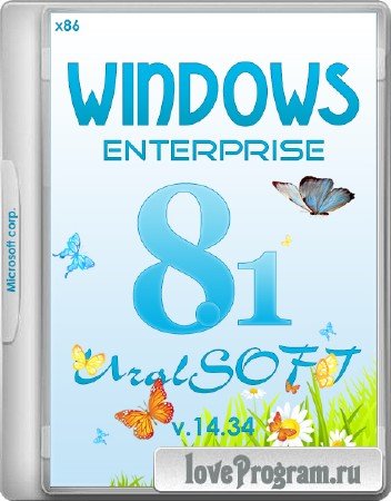 Windows 8.1 Enterprise UralSOFT v.14.34 (x86/RUS/2014)