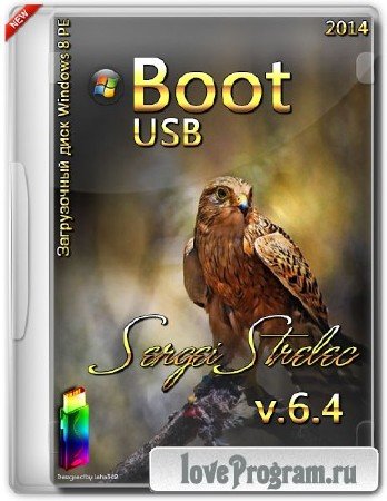 Boot USB Sergei Strelec Windows 8 PE v.6.4 (2014/x86/x64)