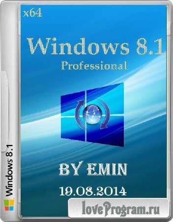 Windows 8.1 Professional with update by EmiN 19.08.2014 (x64/RUS)