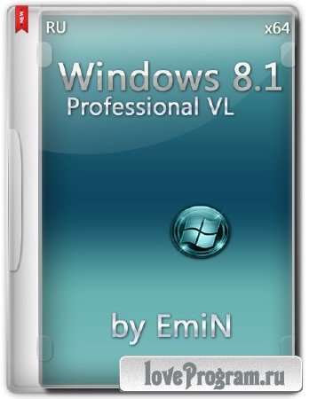 Windows 8.1 Professional VL with update by EmiN 24.08.2014 (x64/RUS)