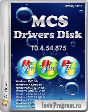 MCS Drivers Disk v.10.4.54.875 revision 140824 (2014/RUS/MULTi4)