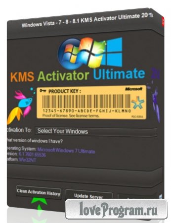 Windows Vista - 7 - 8 - 8.1 KMS Activator  2014 v2.1 (: 12,01 MB )