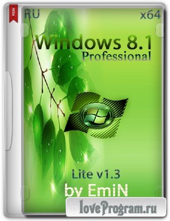 Windows 8.1 Pro AERO Lite v1.3 by EmiN (x64/2014/RUS)