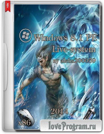 Windows 8.1 PE Live-system aleks200059 (x86/2014/RUS)