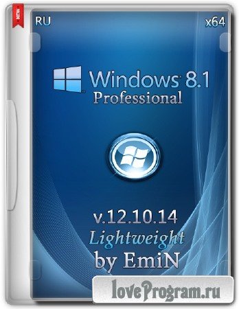 Windows 8.1 Professional Lightweight x64 by EmiN (2014/RUS)