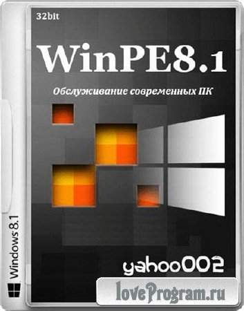 WinPE 8.1 + Acronis + Paragon + Программы + Сеть v.2 (x86/RUS/2014)