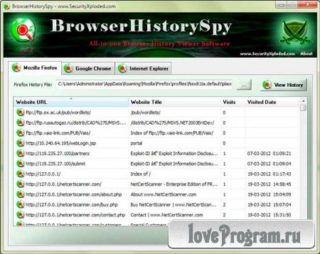  BrowserHistorySpy 4.0.4