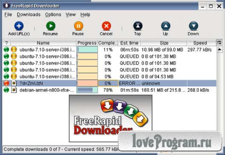  FreeRapid Downloader 0.9 Update 4 -  
