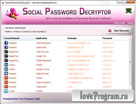  Social Password Decryptor 5.0