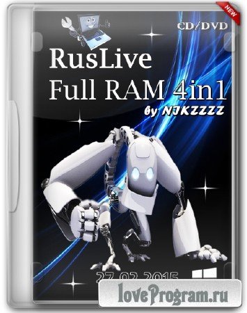 RusLiveFull RAM 4in1 by NIKZZZZ CD/DVD (27.02.2015)