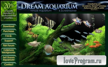  Dream Aquarium Screensaver 3D 1.29 -     