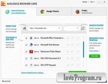  Auslogics Browser Care 2.4.0.0 -    