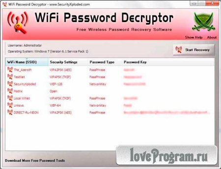  WiFi Password Decryptor 3.6 -  