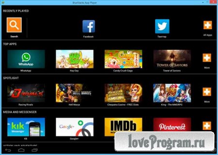  BlueStacks AppPlayer 0.9.20.5215 -  Android