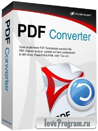 Wondershare PDF Converter Pro 4.1.0.1 + Rus