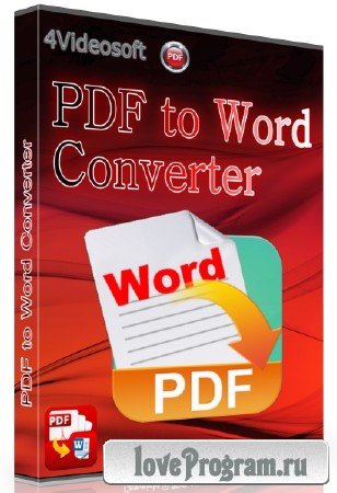 4Videosoft PDF to Word Converter 3.1.50 + Rus