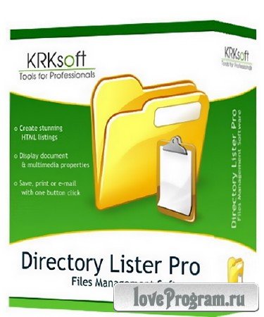Directory Lister Pro 2.25.0.786/785 Enterprise Edition
