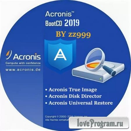 Acronis BootCD 2019 by zz999 2019.08
