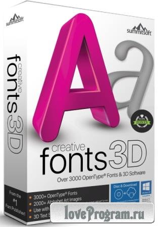 Summitsoft Creative Fonts 3D 10.5