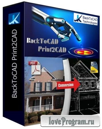 BackToCAD Print2CAD 2021 21.52