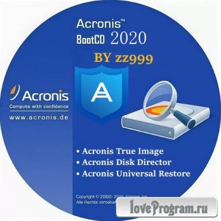 Acronis BootCD 2020 by zz999 2020.08