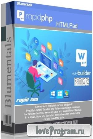 Blumentals WeBuilder / Rapid PHP / Rapid CSS / HTMLPad 2022 17.6.0.247