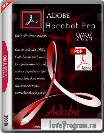 Adobe Acrobat Pro 2024.001.20615 Portable (MULTi/RUS)
