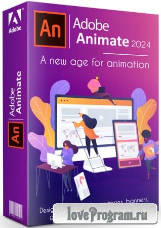 Adobe Animate 2024 24.0.3.19 RePack by KpoJIuK (MULTi/RUS)