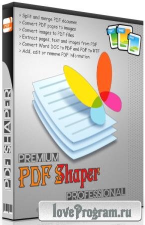 PDF Shaper Premium / Ultimate 15.0 Final + Portable
